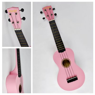 Instrumento Musical de la guitarra del ukulele rosa